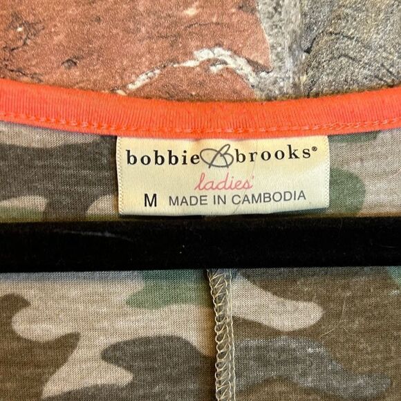 5 for $25🔥Medium Bobbie Brooks Camouflage & Pink Maxi Dress - Picture 3 of 5